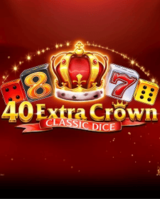 40 Extra Crown Classic Dice - Golden Coins Link