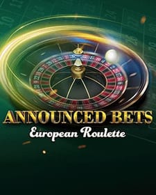European Roulette - Announced Bets
