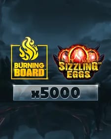 Sizzling Eggs Burning Board